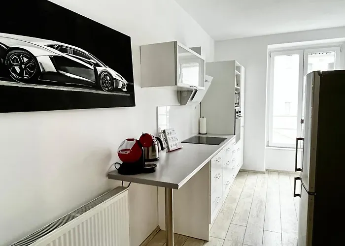 Design - Parking - Kingsize-bett - 2x Bad - Zentrum דירה הנובר